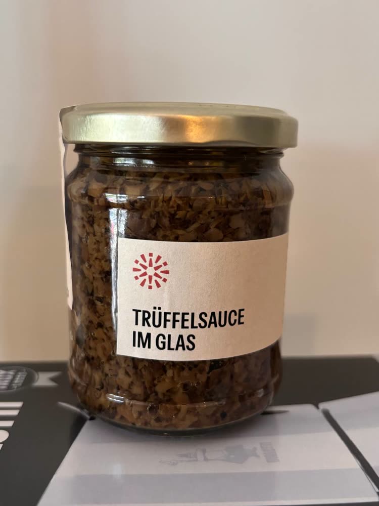 Glas Trüffelsauce